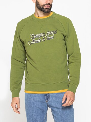 Carrera Jeans Sweatshirt 'Light Crew Sweatshirt Raglan' in Green
