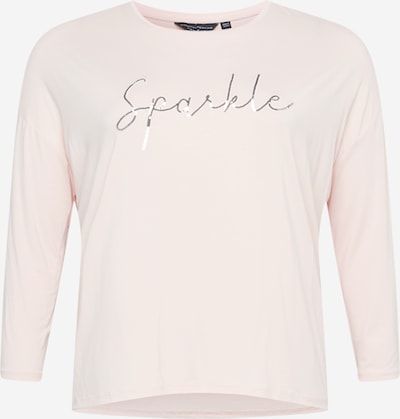 Tricou Dorothy Perkins Curve pe roz pudră / argintiu, Vizualizare produs