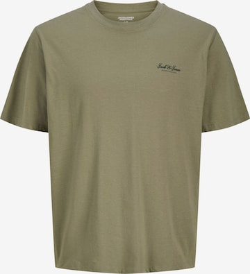 Jack & Jones Plus Shirt 'JJEARCHIVE' in Groen: voorkant