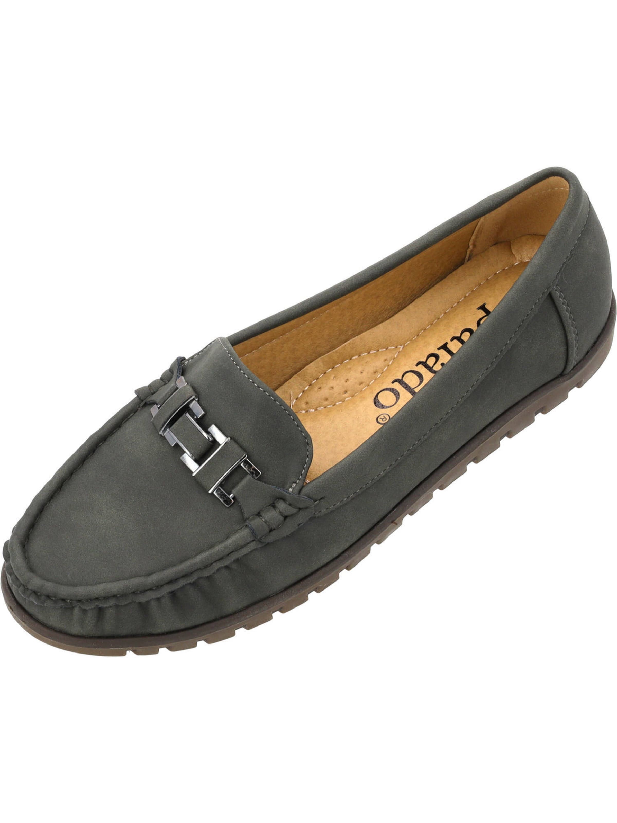 zaļš Palado Mokasīni 'Tsasina': no priekšpuses