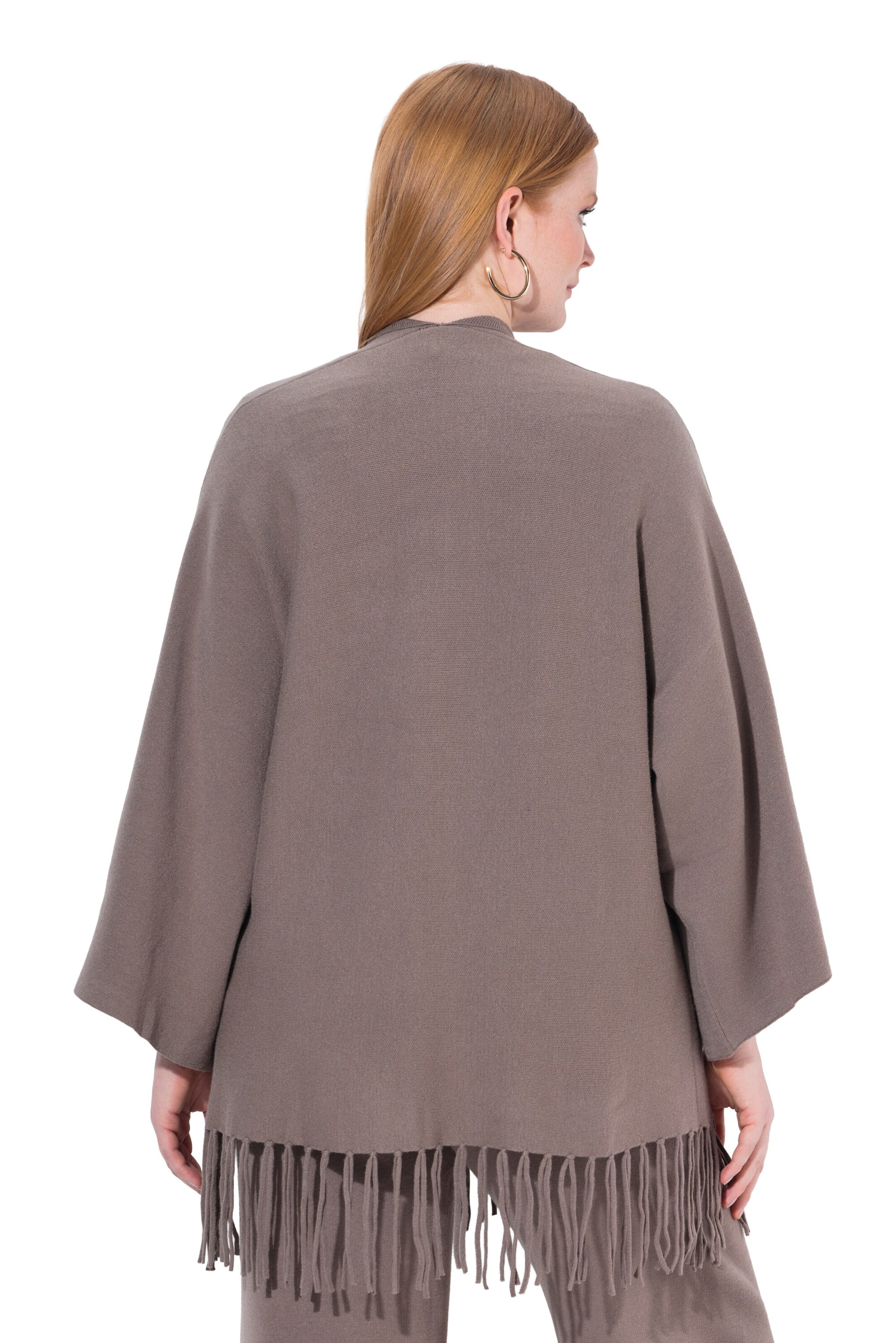 Ulla Popken Knit cardigan in Brown