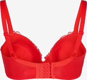 Devoted by Zizzi T-shirt Bra in Red