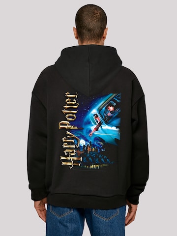 Felpa 'Harry Potter Hogwarts' di F4NT4STIC in nero: frontale