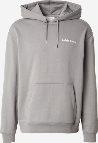 Calvin Klein Jeans Mikina - Sivá: predná strana