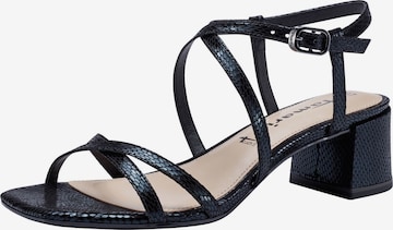 TAMARIS Strap Sandals in Black: front