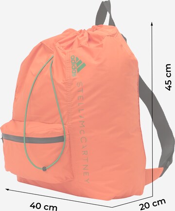 ADIDAS BY STELLA MCCARTNEY - Mochilas desportivas 'Gym Sack' em laranja