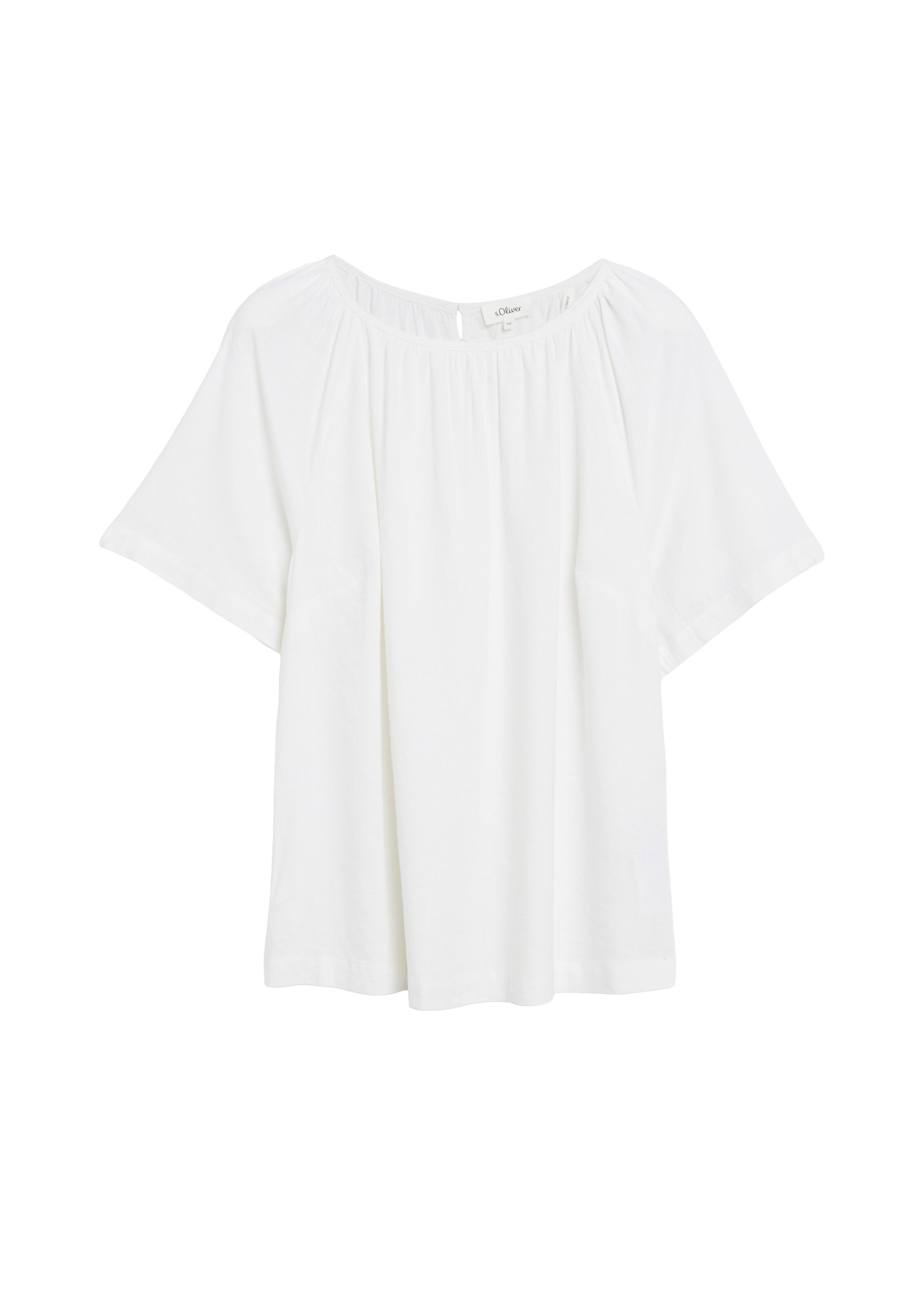 s.Oliver Blouse in Wit: voorkant
