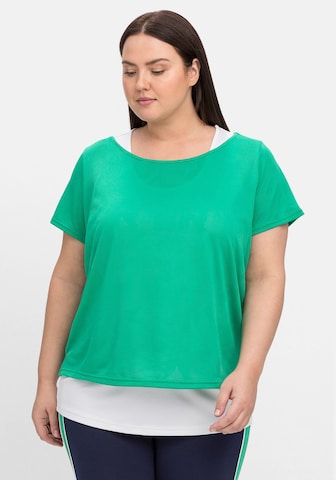 SHEEGO Funkční tričko – zelená: přední strana