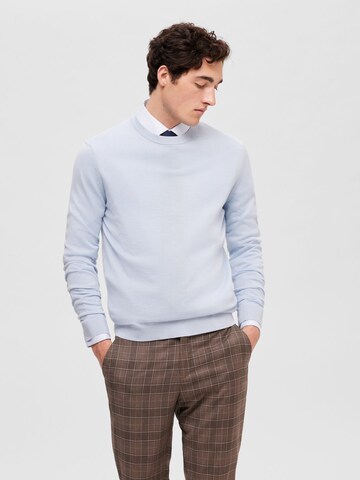 SELECTED HOMME Regular Fit Skjorte 'Duke' i blå: forside