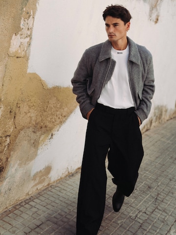 BOSS Slimfit Hose 'H-Genius-Tux-244' in Schwarz