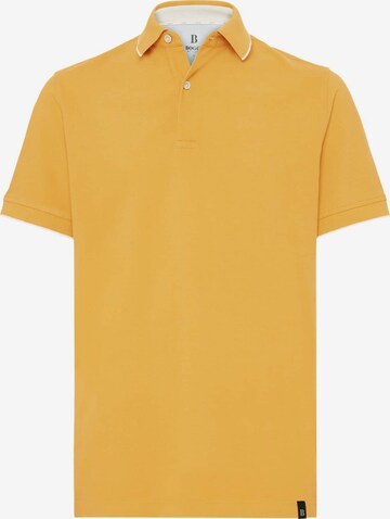 Boggi Milano T-shirt 'Solid' i gul: framsida