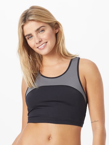 NU-IN Bralette Bra in Grey: front