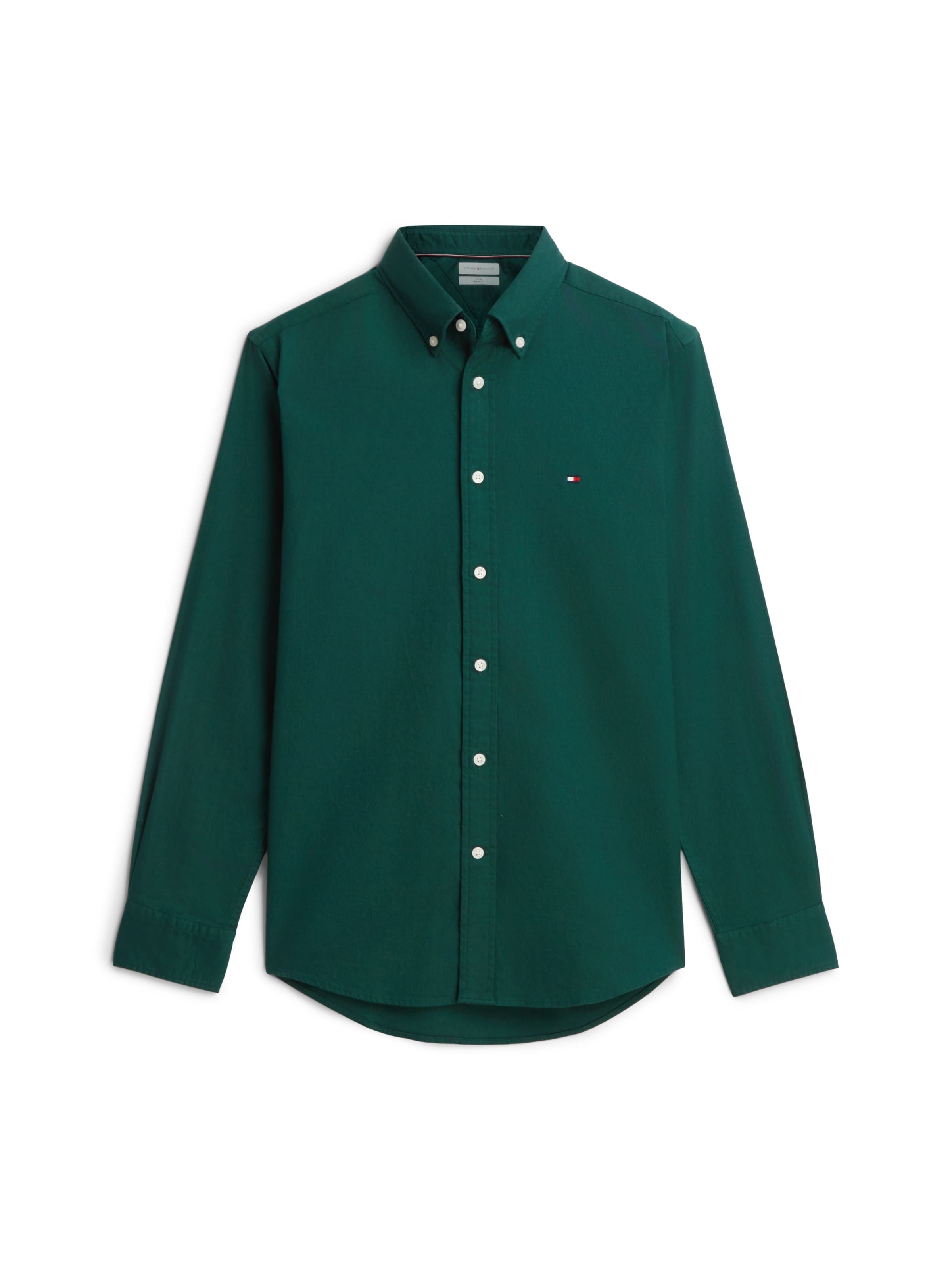 TOMMY HILFIGER Comfort Fit Hemd in Grün: Vorderseite