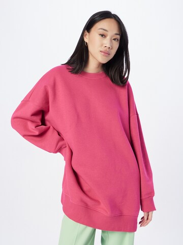 Monki - Sweatshirt em rosa: frente