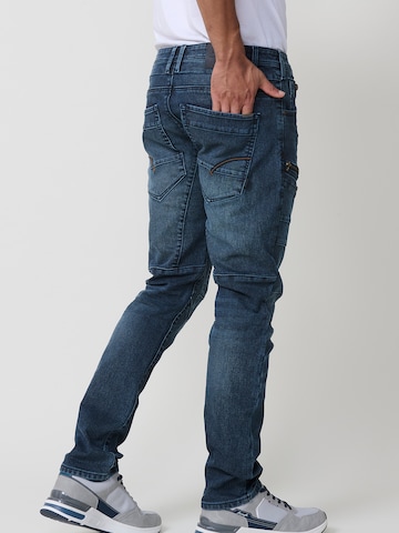 KOROSHI regular Jeans i blå