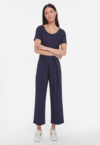 Peter Hahn Jumpsuit in Blauw: voorkant