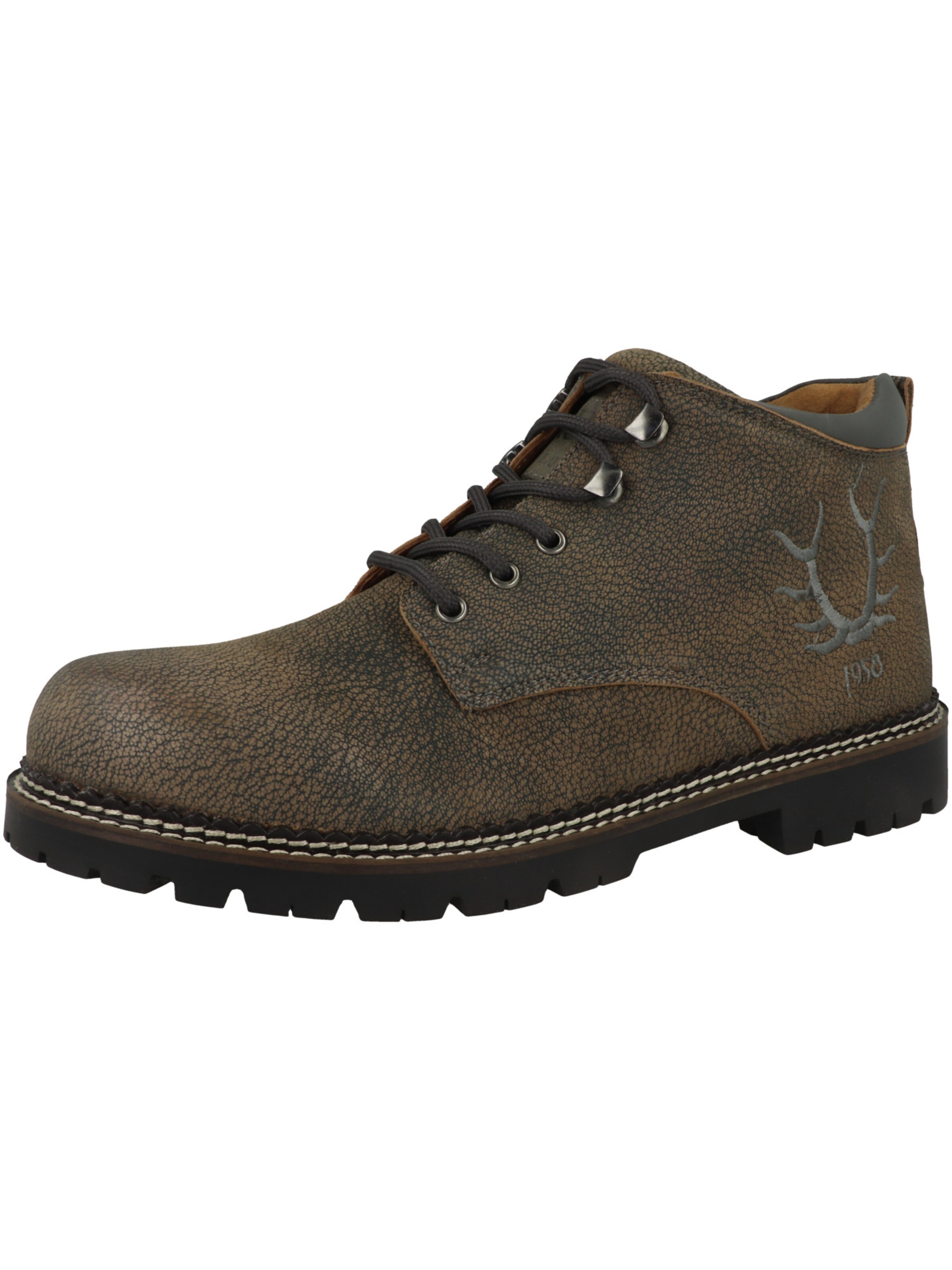 Krüger Buam Lace-up shoe 'Anton' in Brown