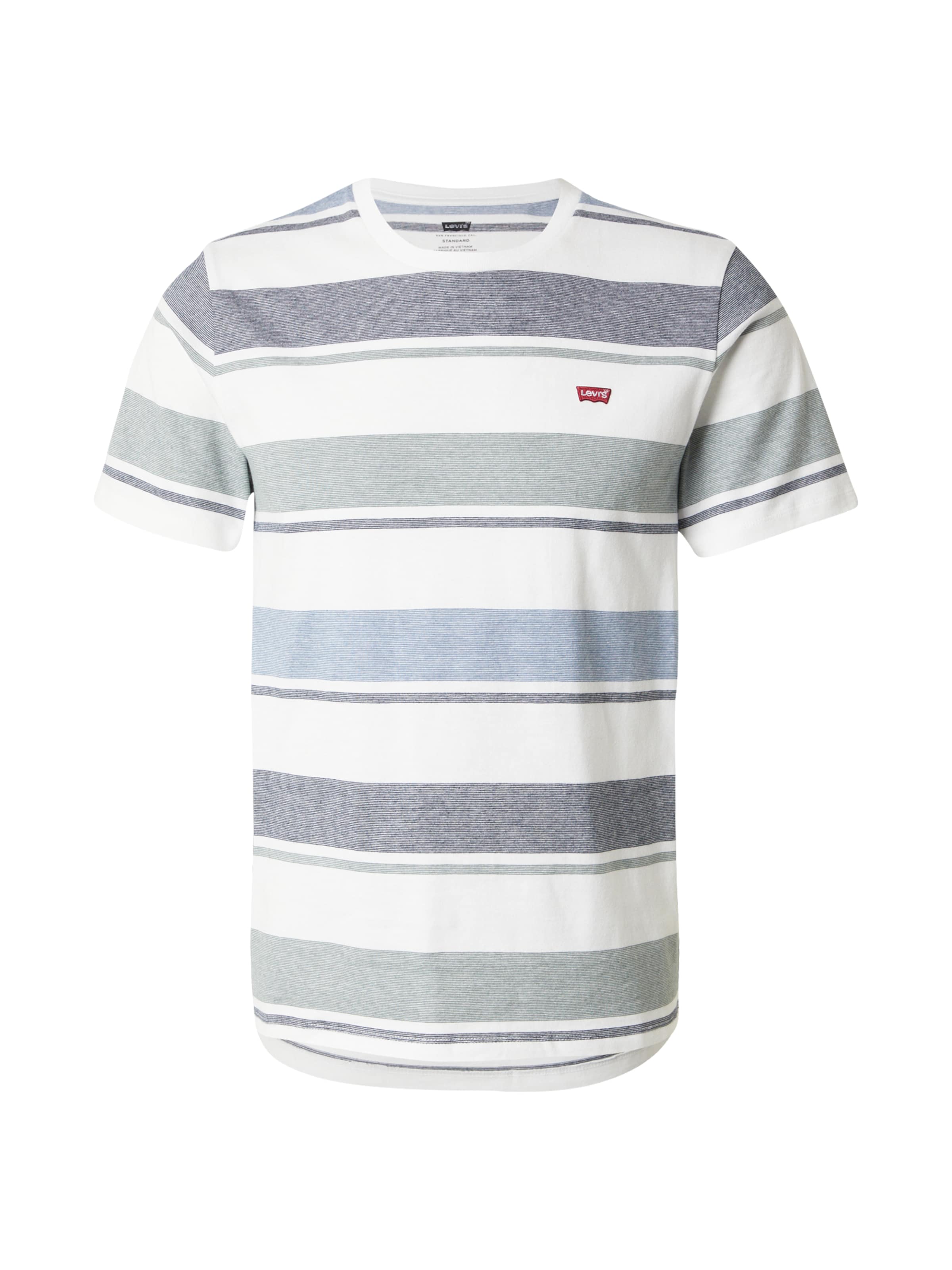 LEVI'S ® Shirt 'Original Housemark Tee' in Pastel blue / Pastel green / White, Item view