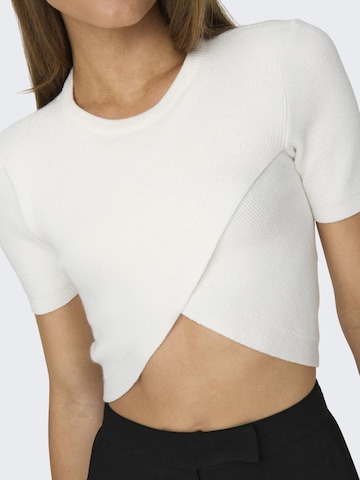 Pull-over 'KAI' ONLY en blanc