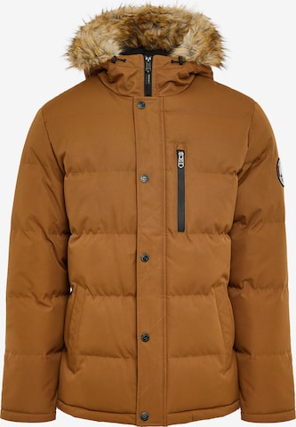 Threadbare Winter Jacket 'Arnwood' in Beige: front