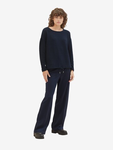 TOM TAILOR Sweatshirt in Blau