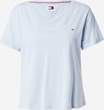 T-shirt Tommy Jeans en bleu : devant