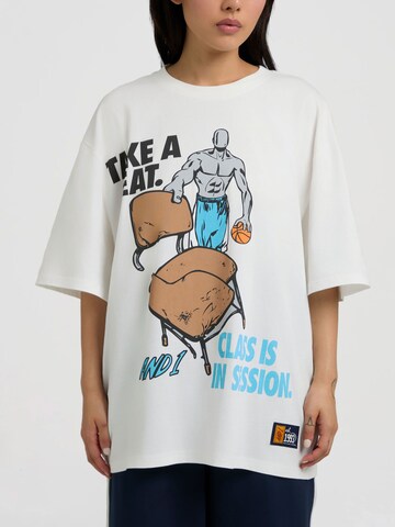 AND1 T-shirt i vit