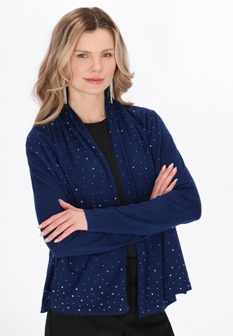 usha BLACK LABEL - Cárdigan 'Elegant' en azul: frente