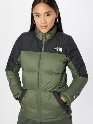 THE NORTH FACE Outdoorová bunda 'Diablo' – zelená: přední strana