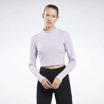 Reebok Performance shirt in Purple: front