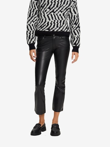 ESPRIT Skinny Broek in Zwart