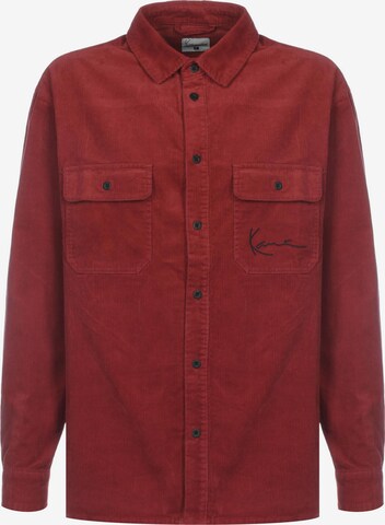 Karl Kani Regular fit Button Up Shirt in Red: front