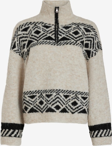 VILA Sweater 'Finka' in Beige: front