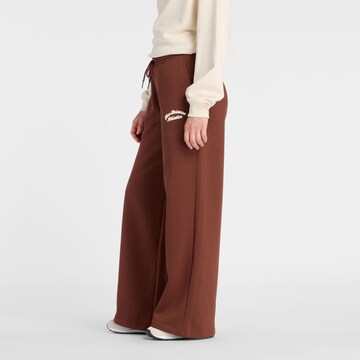new balance Wide leg Broek 'Heritage' in Bruin