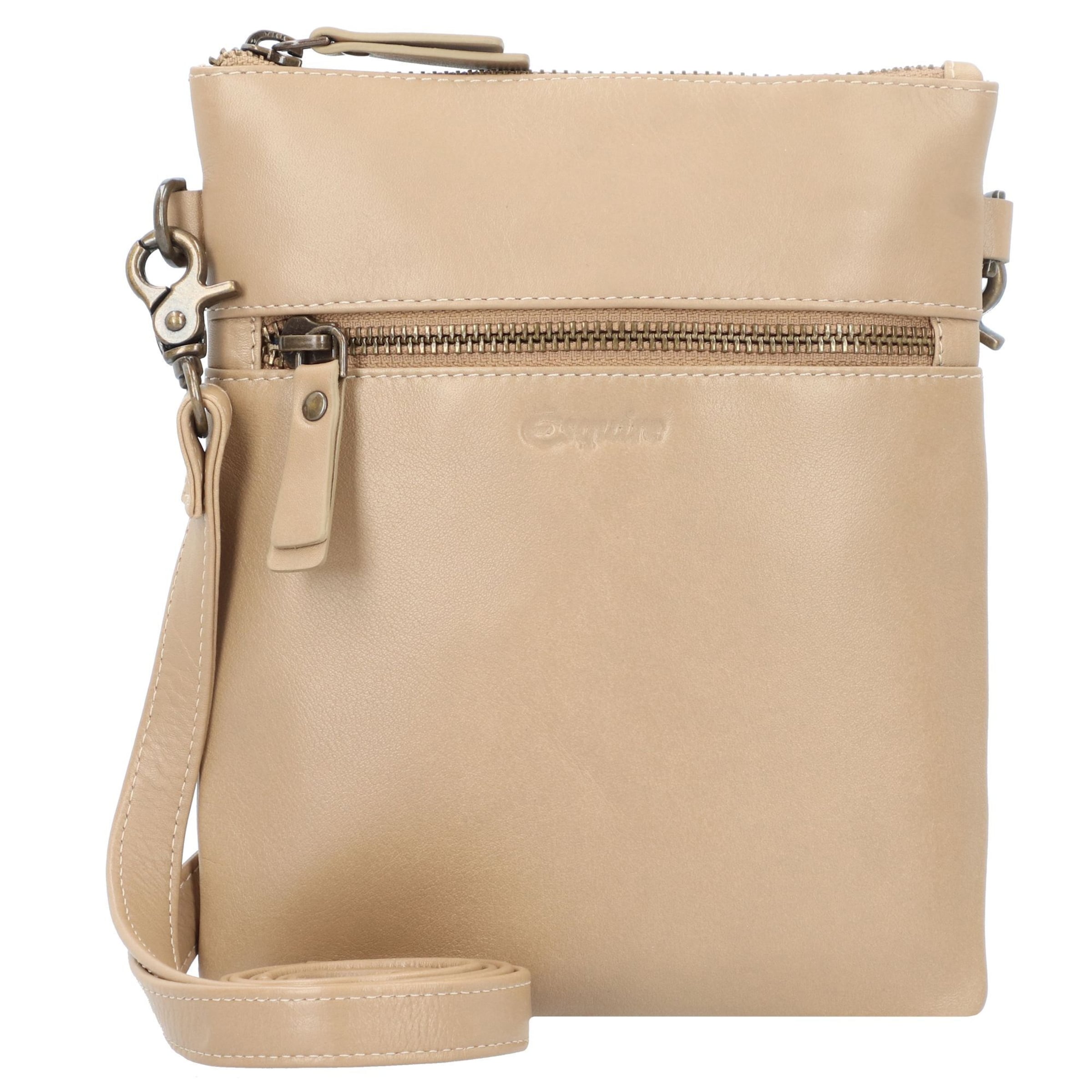 Borsa a tracolla 'Peru' di Esquire in beige: frontale