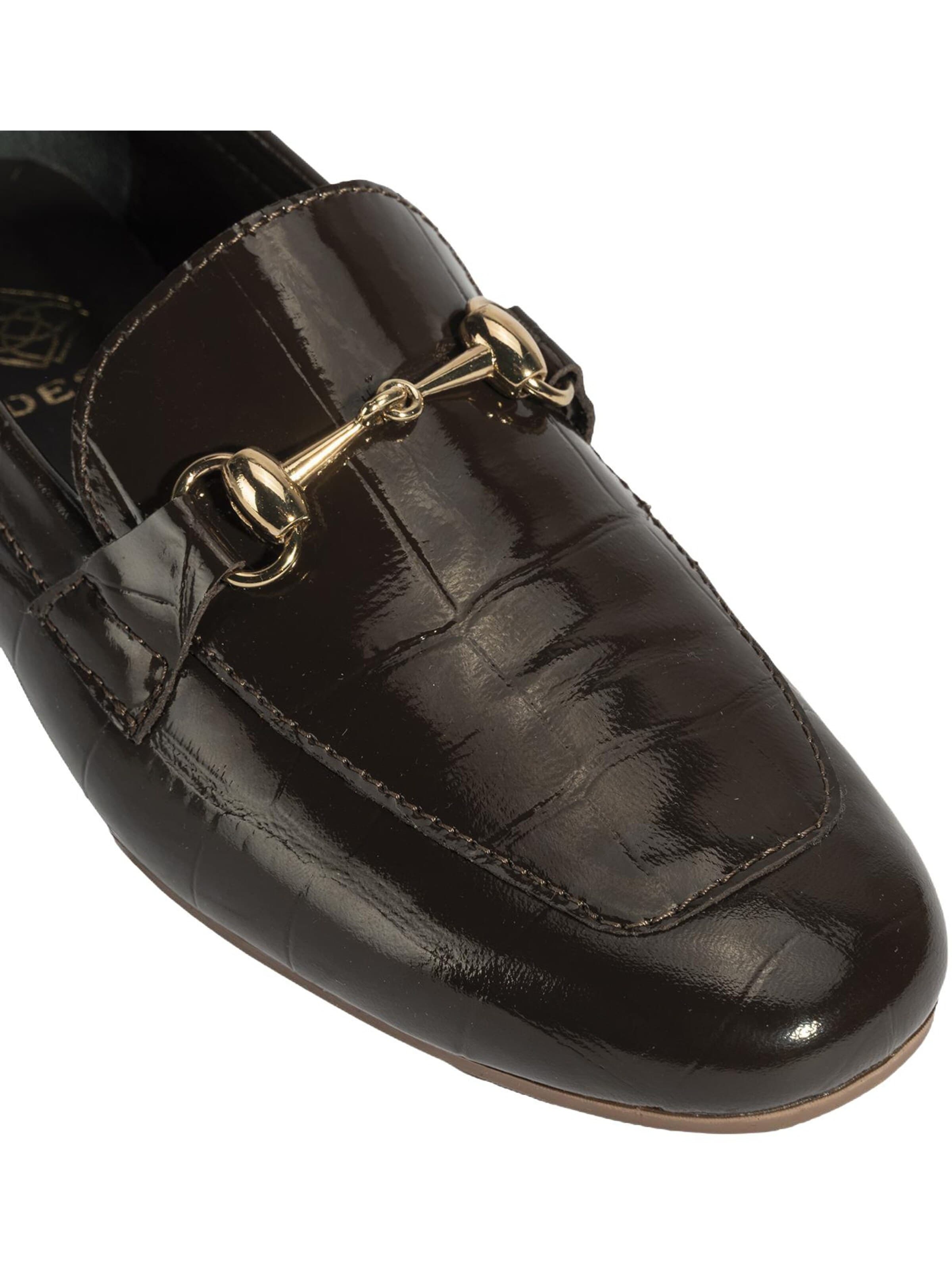 Desa Mocassins 'Loafer' in Bruin