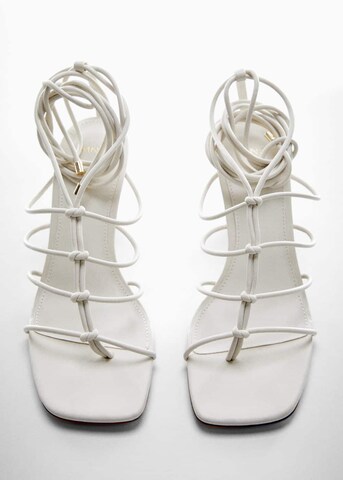 MANGO Sandals 'corde' in White