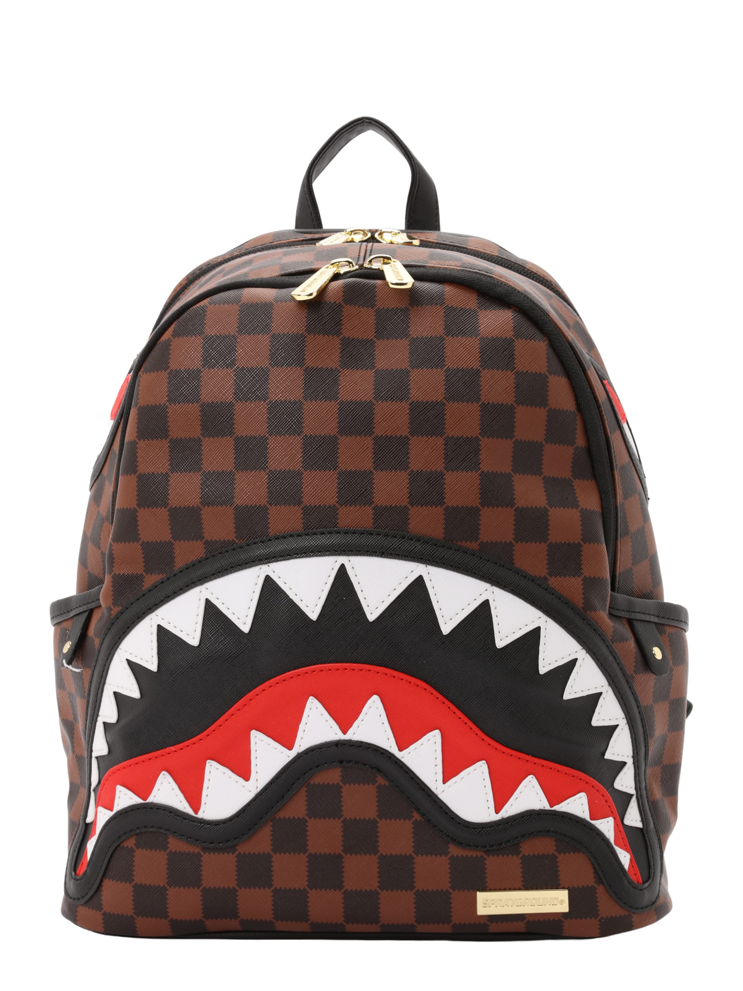 Zaino 'SAWTOOTH SHARKS IN PARIS SAVAGE' di Sprayground in marrone: frontale