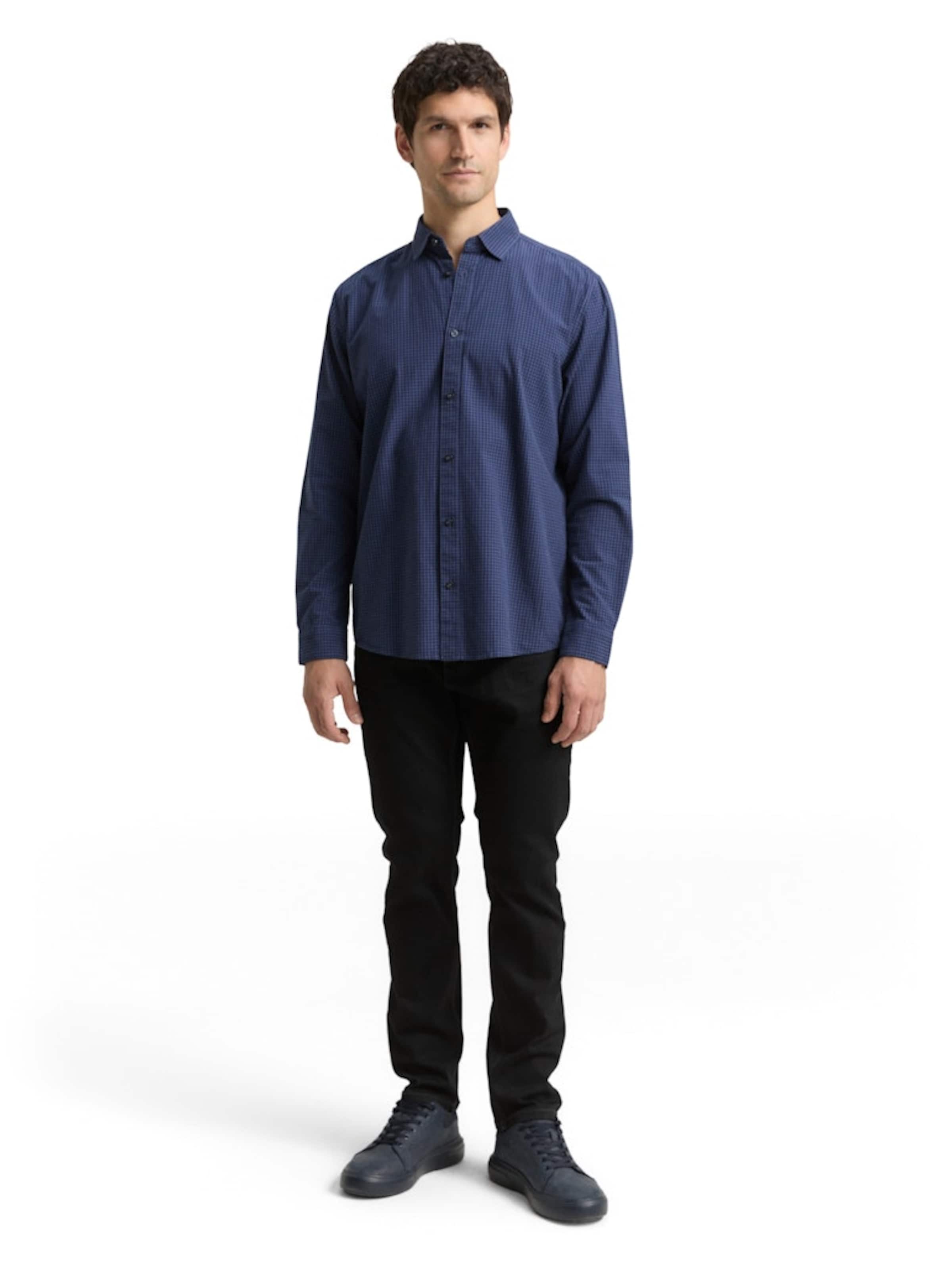 TOM TAILOR Tavaline suurus Triiksärk, värv sinine