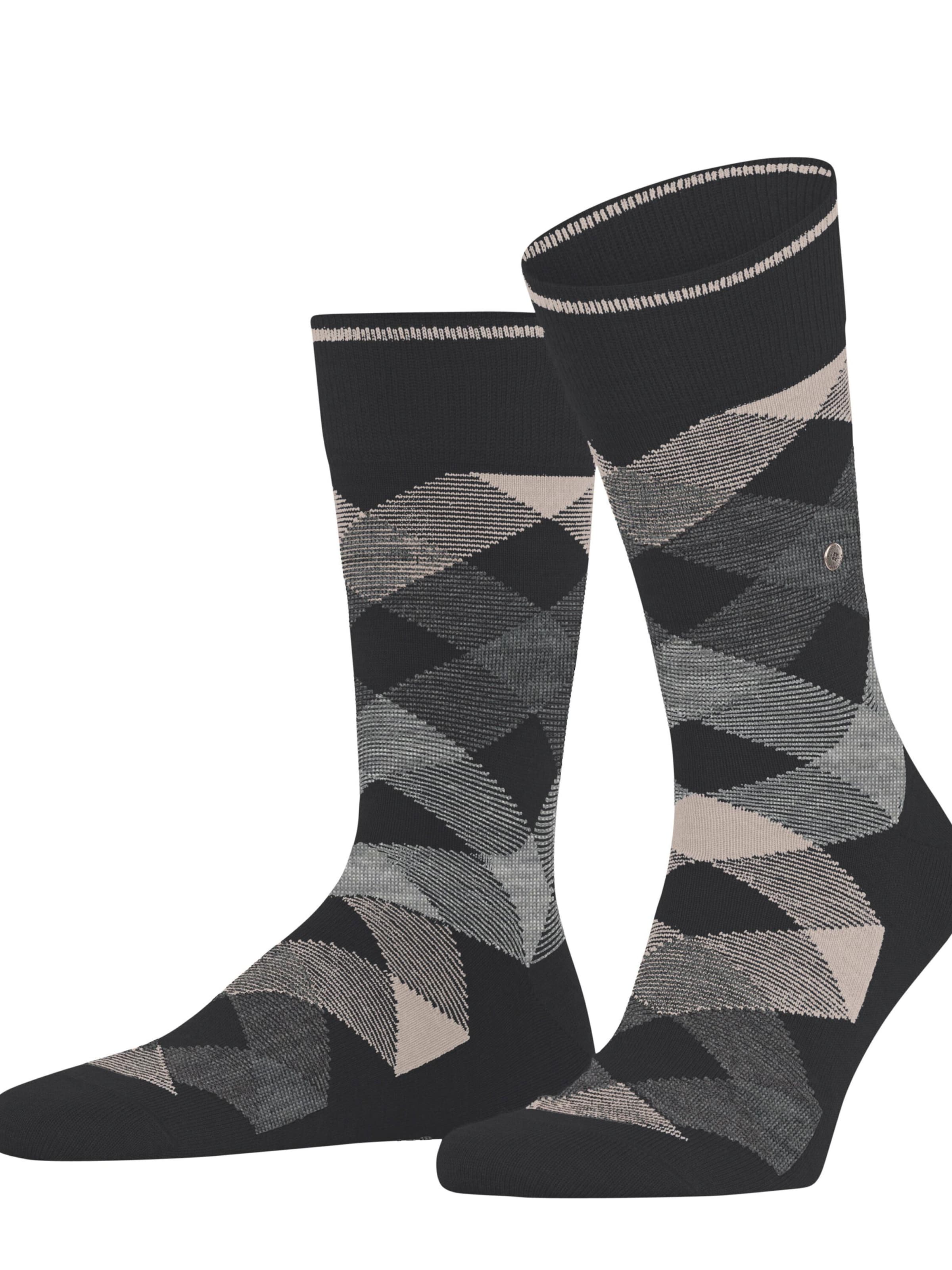 BURLINGTON Socks 'Newcastle' in Black: front