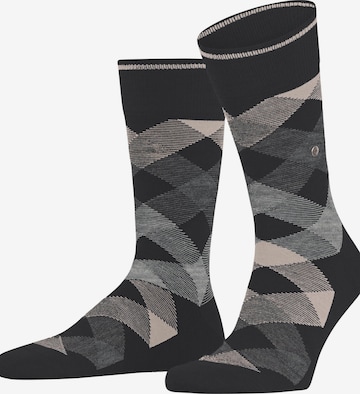 BURLINGTON Socks 'Newcastle' in Black: front