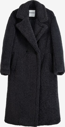 Bershka Manteau mi-saison en anthracite, Vue avec produit