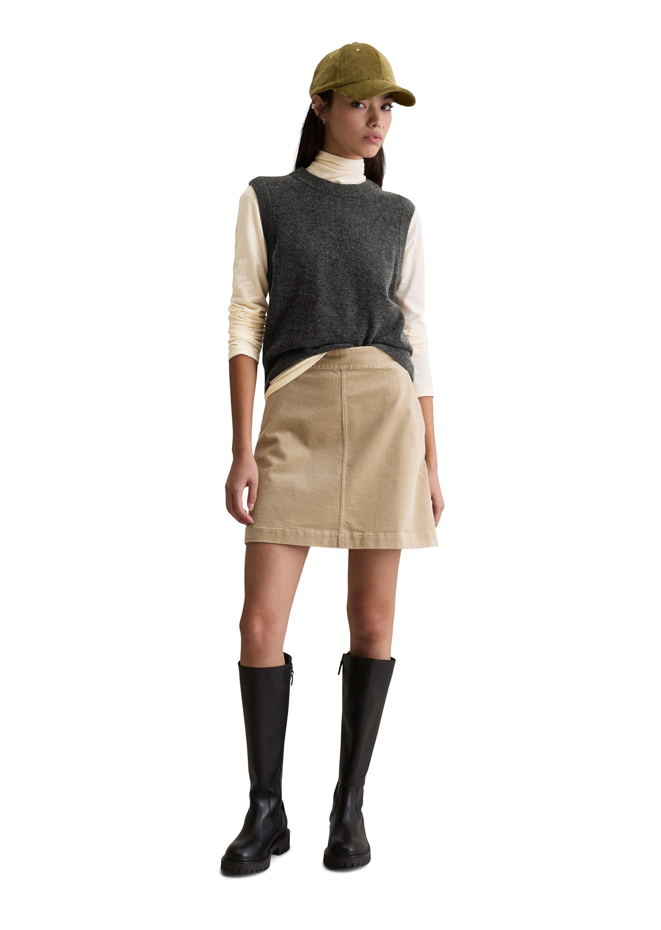 Marc O'Polo DENIM Skirt in Beige