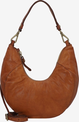 Campomaggi Schoudertas 'Monospalla' in Bruin: voorkant