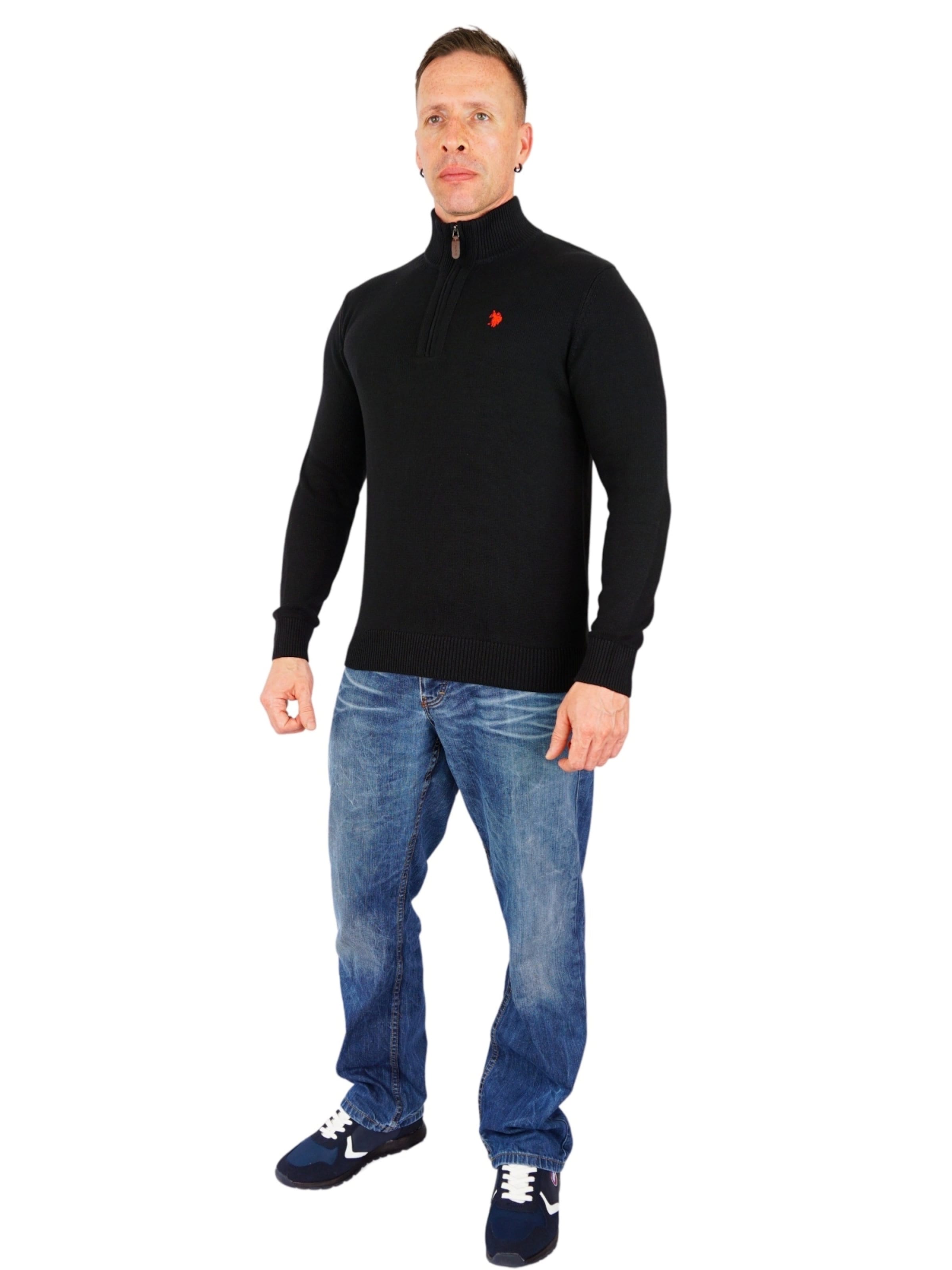 U.S. POLO ASSN. Pullover i sort