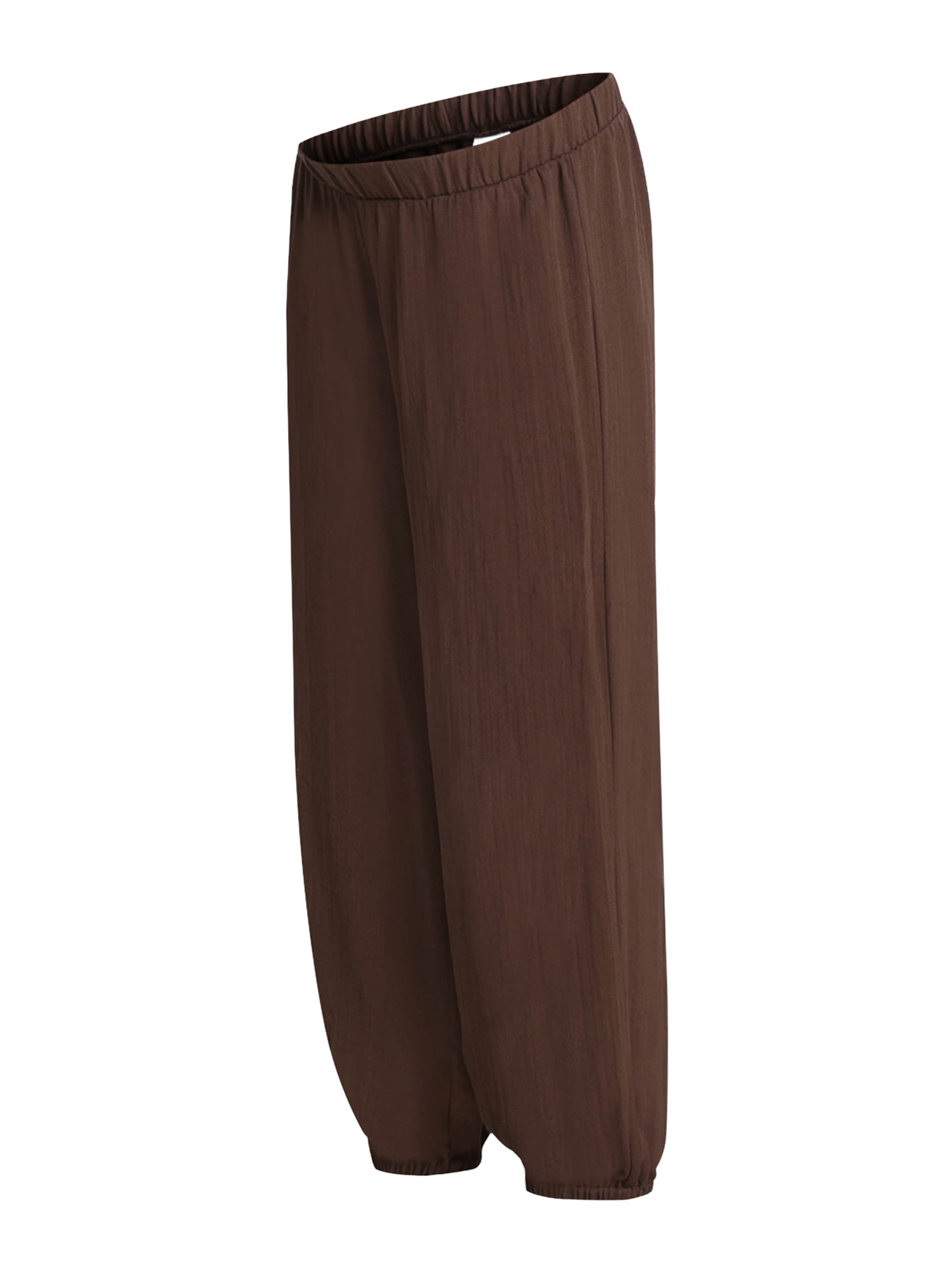 MAMALICIOUS Barrel Hose 'MLHANNA' in Braun: Vorderseite