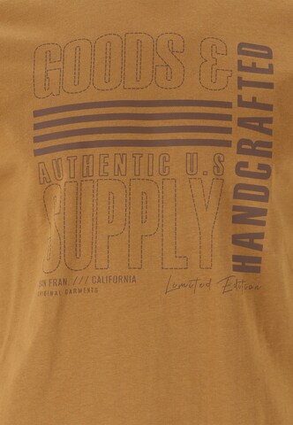 Cruz Shirt 'Blueville' in Goud