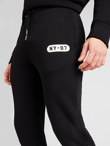 AÉROPOSTALE Slim fit Sports trousers 'N7-87' in Black