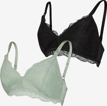 Triangle Soutien-gorge 'NEW VIGGA' MAMALICIOUS en vert : devant