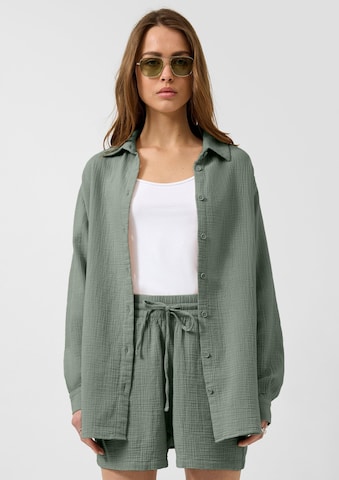 QS Bluse in Grün: Vorderseite